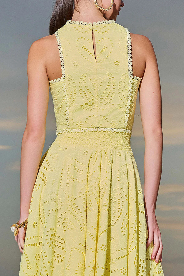 Larissa™ Vezeni Top i Set Maxi Suknje sa Visokim Strukom