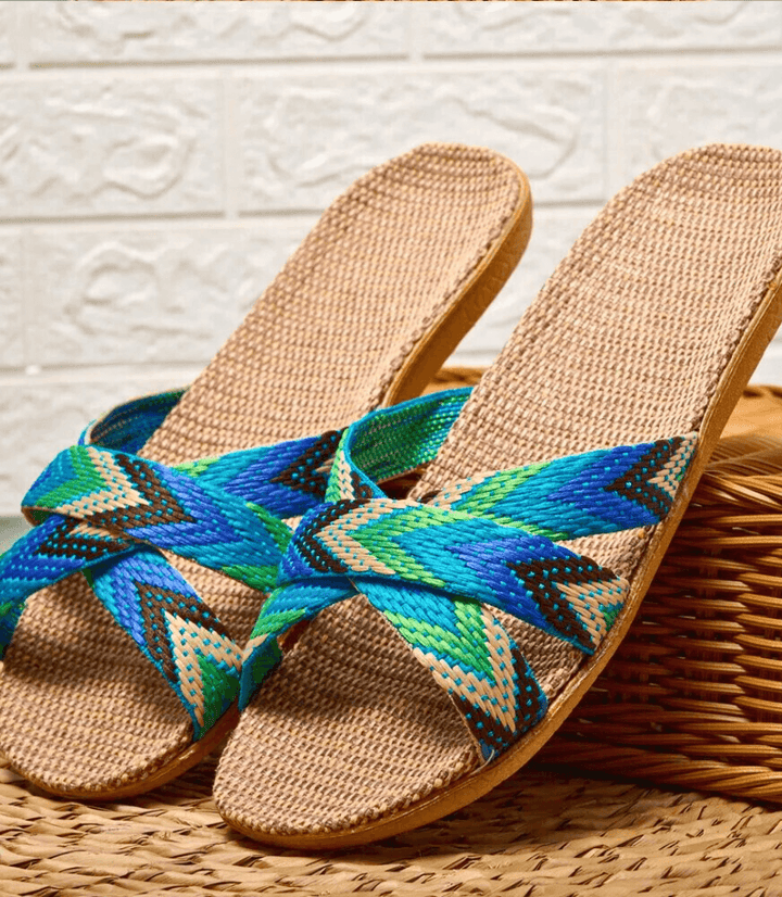 Milena | Udobna rasteirinha od pletene tkanine EVA