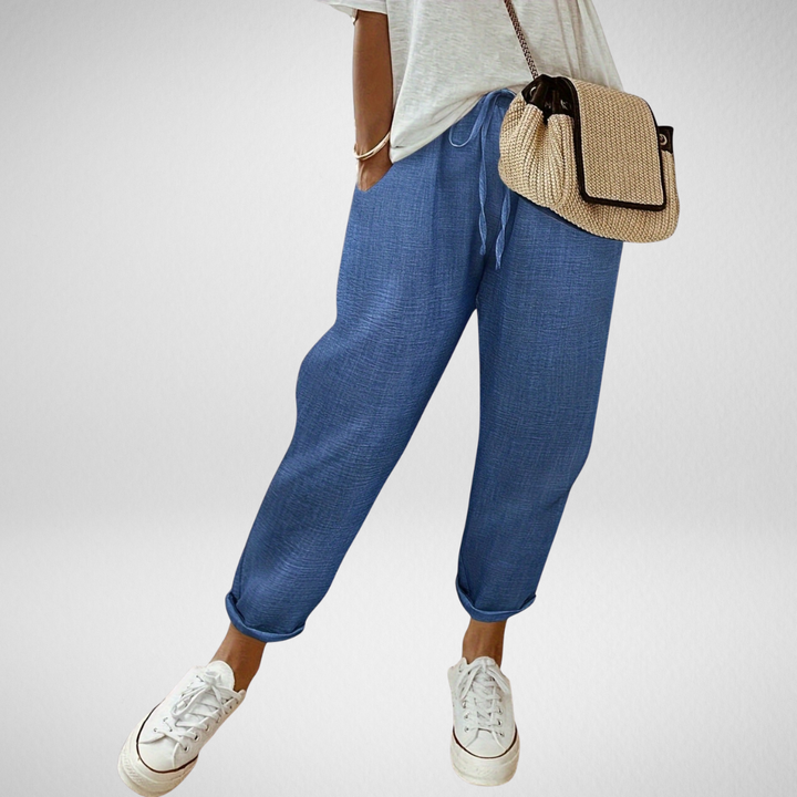 Udobne lanene pantalone